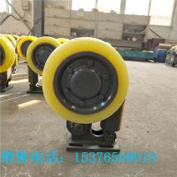 L30型罐笼滚轮罐耳 单轮 碟簧缓冲式滚轮罐耳