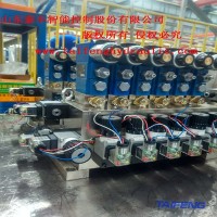 标准100T带顶缸自重快下，下腔放油DG20液控无充液阀