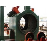 浙江钢管外壁通过式抛丸机_兴泊铸造机械定制通过式钢管外壁抛丸清理机