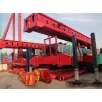 新河大口径螺旋桩机~河北鼎峰工程机械生产履带式钻机