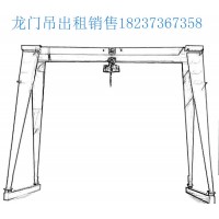 甘肃陇南45吨单梁龙门吊租赁公司 吊钢材用
