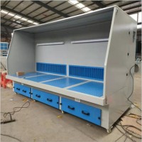 打磨除尘工作台金属抛光无尘车间工作台工业石处打磨吸尘工作柜台