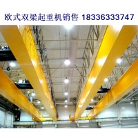 欧式双梁行吊在节能环保方面有何突出表现