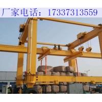 广东汕头轮胎式龙门吊的传动系统的特点