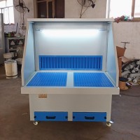 打磨抛光除尘工作台五金石墨工业粉尘木工收集吸尘打磨台无尘脉冲
