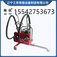 韶关鞍铁一拖二软轴捣固镐铁路养路器材操作过程