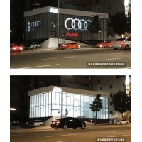 遥控智能变色膜 办公室隔断利器 定制电控雾化玻璃 高透明度