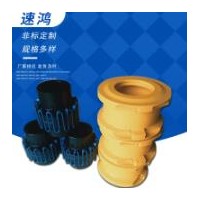 河北蛇形联轴器加工-速鸿机械生产JS型蛇形簧型联轴器