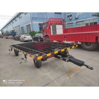 5吨骨架式平板拖车移动房车底盘
