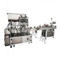 甘肃科胜果汁灌装喷码贴标生产线