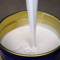 陶瓷餐具移印胶浆原材料 移印硅胶头原料 白色移印胶浆