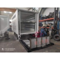 5吨厢式平板拖车带垂直升降尾板工具拖车