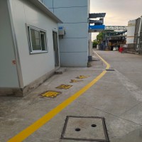昆山小区人行道划线