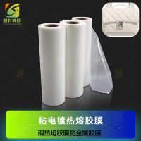玻纤复合电镀胶膜 玻纤粘金属胶膜 金属热贴玻纤热熔胶膜
