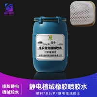 橡胶静电植绒胶水 静电植绒橡胶喷胶水 硅橡胶植绒胶