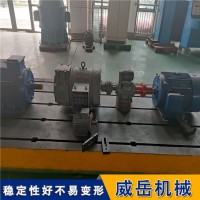 1级精度铸铁实验平台  人工刮研 电机试验平台 泊头十年老厂