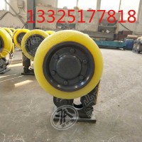 LS35滚轮罐耳 罐笼导向缓冲轮 轮头安装采用三锁紧结构