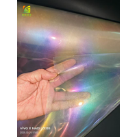 幻彩反光印刷膜 七彩离型膜 五彩离型膜  彩虹烫画离型膜  段彩PET离型膜