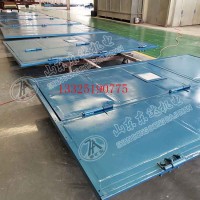 全自动无压风门 红外智能感应 双开式矿用无压风门