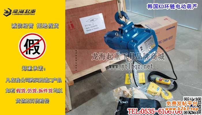 韩国KD环链电动葫芦单条大图