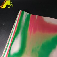 硅胶3D光栅刻字膜    3D幻影光栅热贴膜     激光镭射五彩缤纷3D热熔胶膜