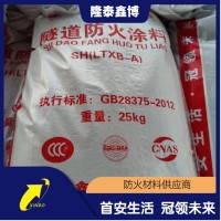 隆泰鑫博牌隧道防火涂料 阻燃耐腐蚀速干弹性防火面漆