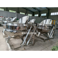 自动翻筐卤煮锅 漂烫焯水锅 液压出料夹层卤煮锅