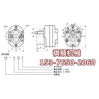 CB-B-25大流量低压齿轮油泵 反转正传均可