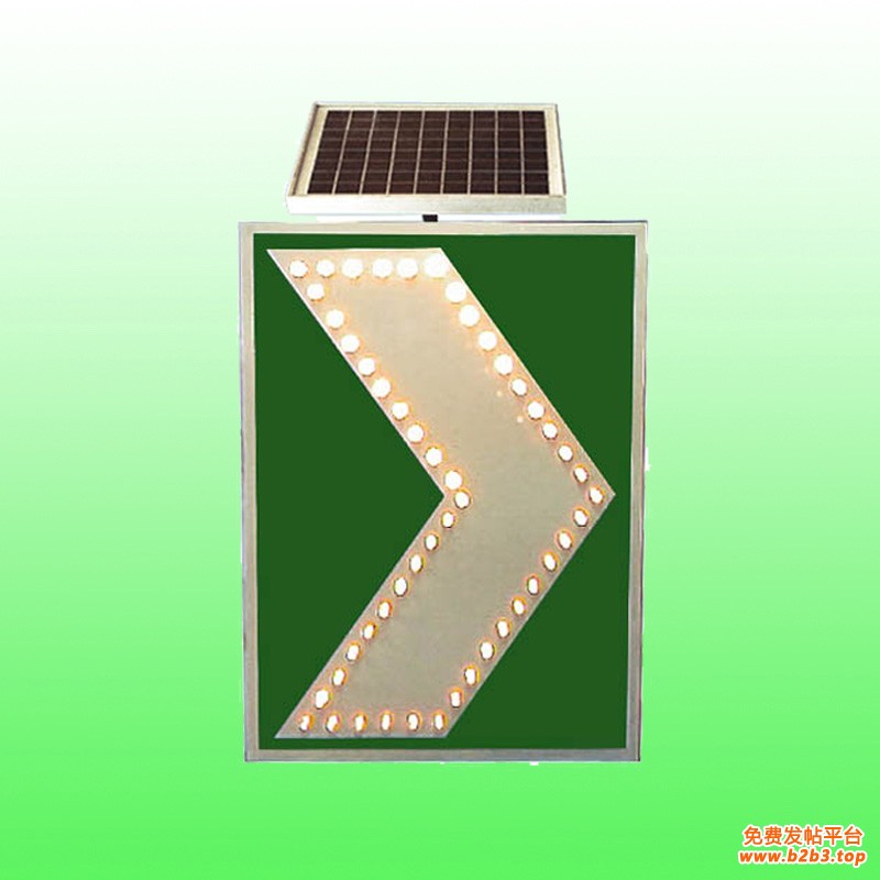 弯道诱导标志牌太阳能