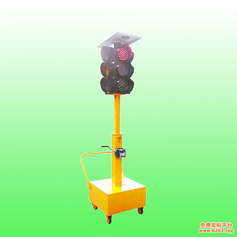 满屏太阳能移动信号灯