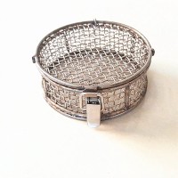 按图生产圆柱体焊接网框  圆形网篮工厂