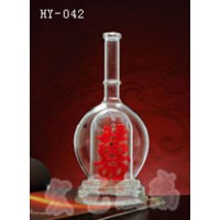 广东玻璃工艺酒瓶制造企业/河间宏艺玻璃制品厂家供应内置酒瓶
