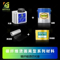 鱼竿印花PET 双面离型球竿滚烫印花膜 单面离型碳纤维印花膜