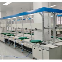 军工企业滚筒倍速链总装线