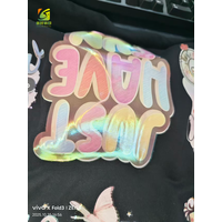 彩虹烫画离型膜 五彩离型膜 七彩离型膜   幻彩反光印刷膜  段彩PET离型膜