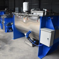 制药行业松花粉混合设备卧式螺带混合机