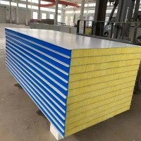 机制岩棉复合板绿色环保净化彩钢复合板阻燃防火多规格