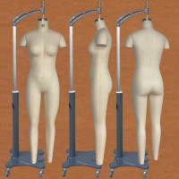 上海欧美码裁剪摸特-杭州板房立裁人台-辽宁立体试衣公仔