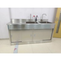 不锈钢内镜清洗槽不锈钢制品四槽五槽制作内镜洗消室清洗设备
