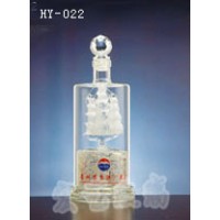广西工艺玻璃酒瓶加工企业-宏艺玻璃制品公司厂家定制内置酒瓶