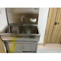 不锈钢材质洗手池洗手台配自动皂液器烘手器配件