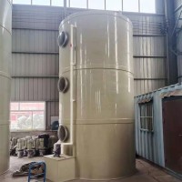 废气处理设备水洗塔工业酸雾净化洗涤塔脱硫不锈钢喷淋塔  pp喷淋塔