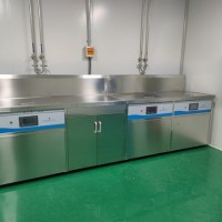 翻盖式煮沸清洗槽 嵌入式超声波清洗机
