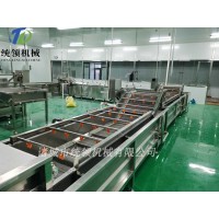 多功能果蔬气泡清洗机 酱腌菜脱盐清洗 包装袋冷却清洗流水线