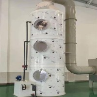 处理设备 工业粉尘酸雾除臭设备 耐酸碱阻燃喷淋塔 pp喷淋塔 废气