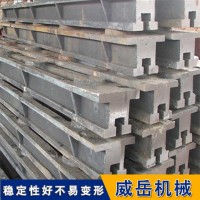 铸铁地轨耐磨承载能力强 铸铁地梁规格精度定制 地槽铁有库存