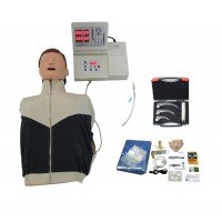 【益联医学】半身心肺复苏急救训练模拟人（鼻咽口咽通气管，喉罩插管，简易呼吸器操作）