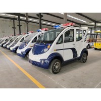 悍逸四轮电动观光巡逻车 小区物业保安景区敞篷铁壳电动巡逻车