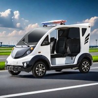 悍逸电动巡逻车小区物业治安巡视车八座景区电动巡逻观光车