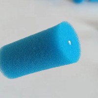 蓝色空心海绵柱